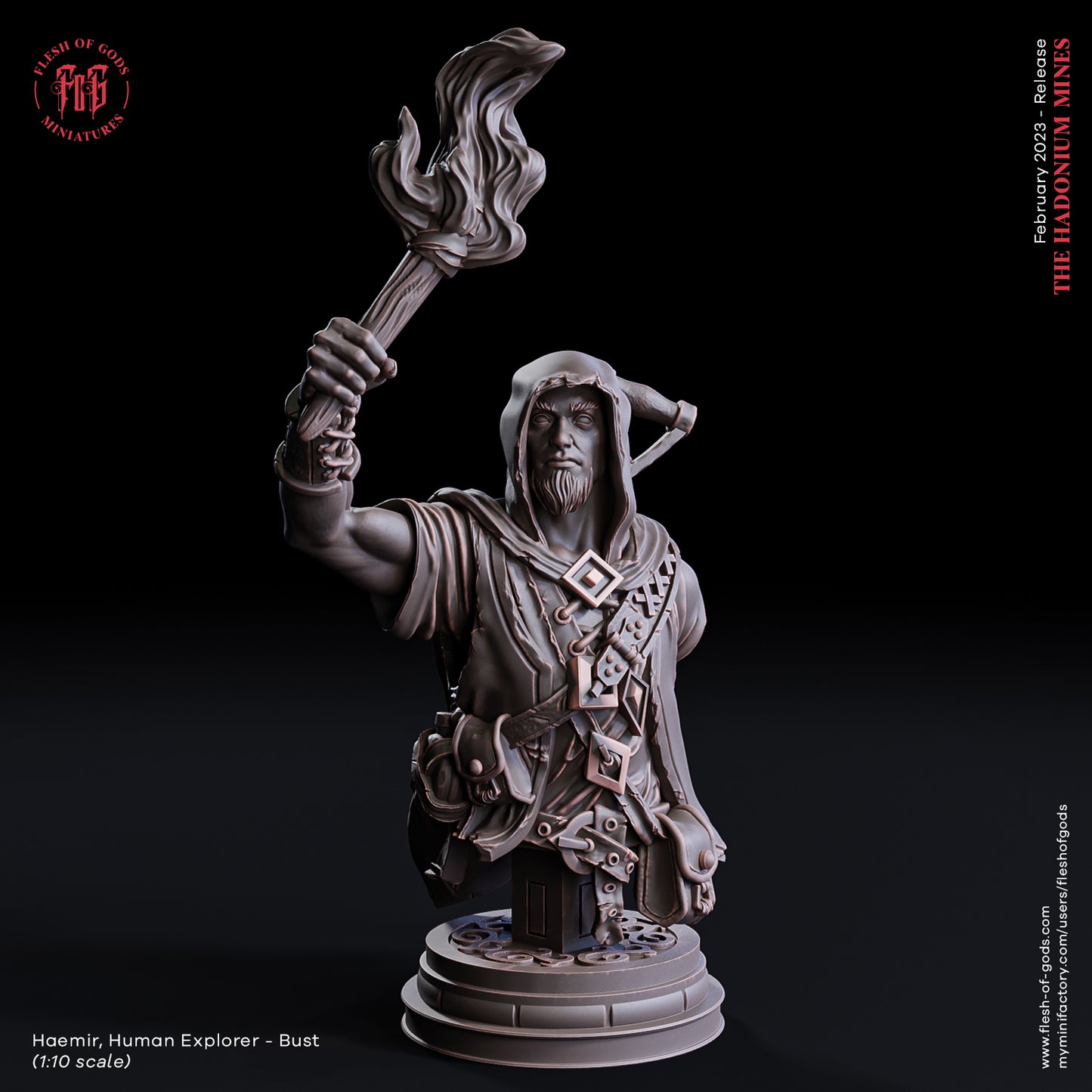 Haemir, The Explorer ( Human / Bust )