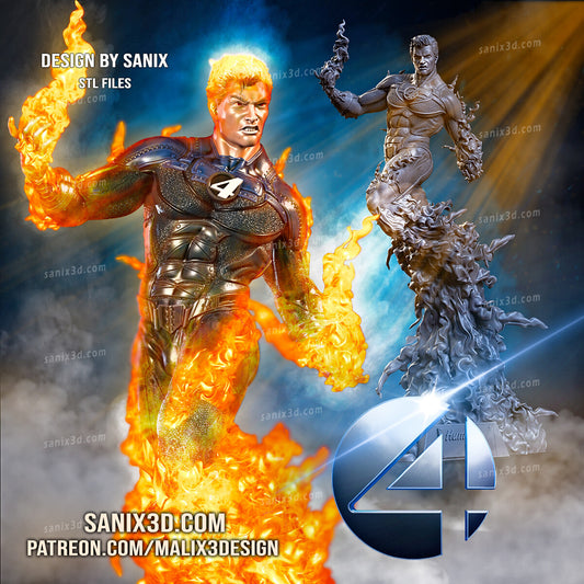 Fantastic 4 ( SANIX ) Johnny Storm