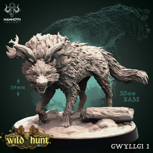 Mystic Wolf ( Pet / Familiar ) Gwyllgi 1