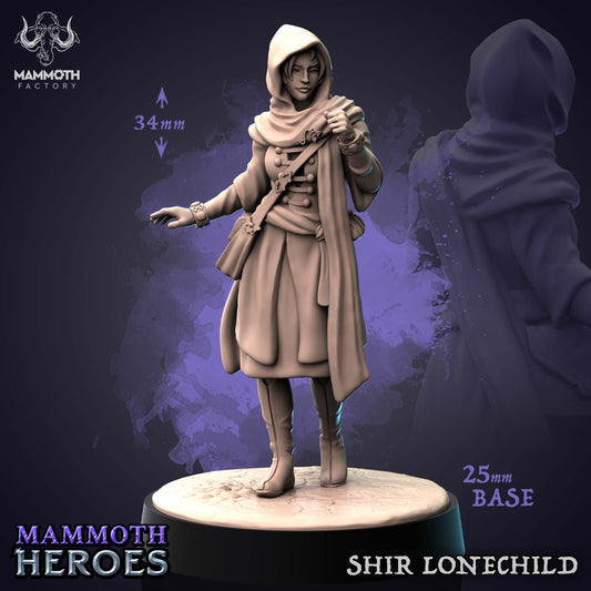 Shir Lonechild Female ( Human / Hero )