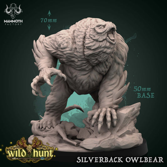 Silverback Owlbear ( Monster / Familiar )
