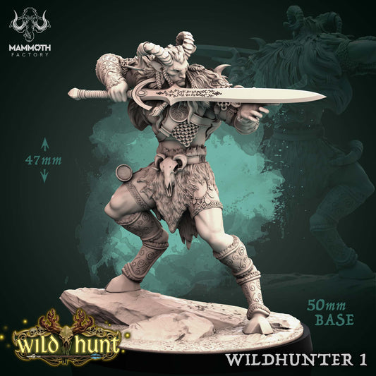 Tiefling Fighter ( Tiefling / Hero ) Wildhunter 1