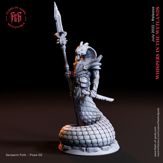 Serpent Folk Warrior ( Monster ) Pose 2