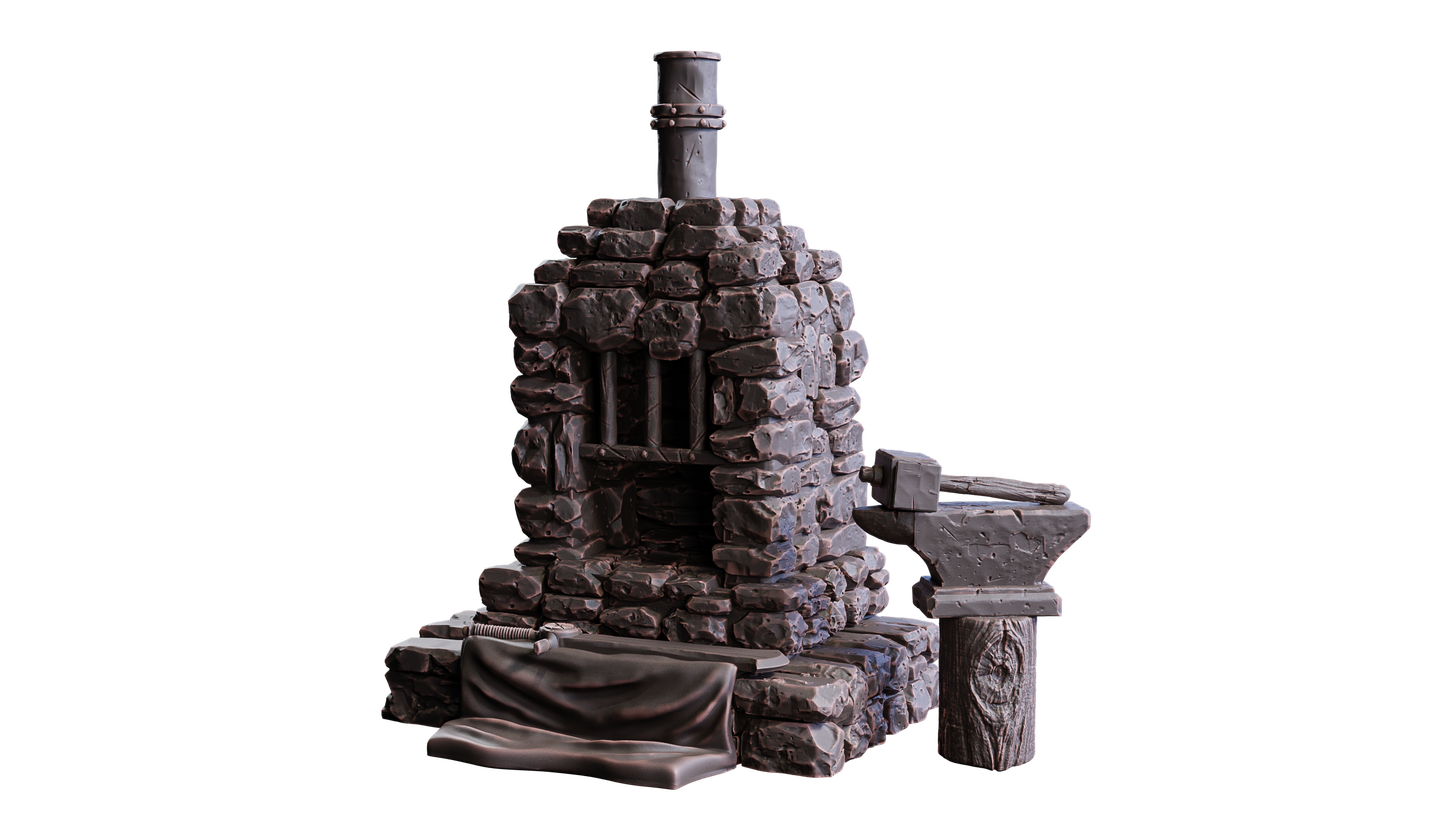 Blacksmith's Furnace ( Scenery / Prop )