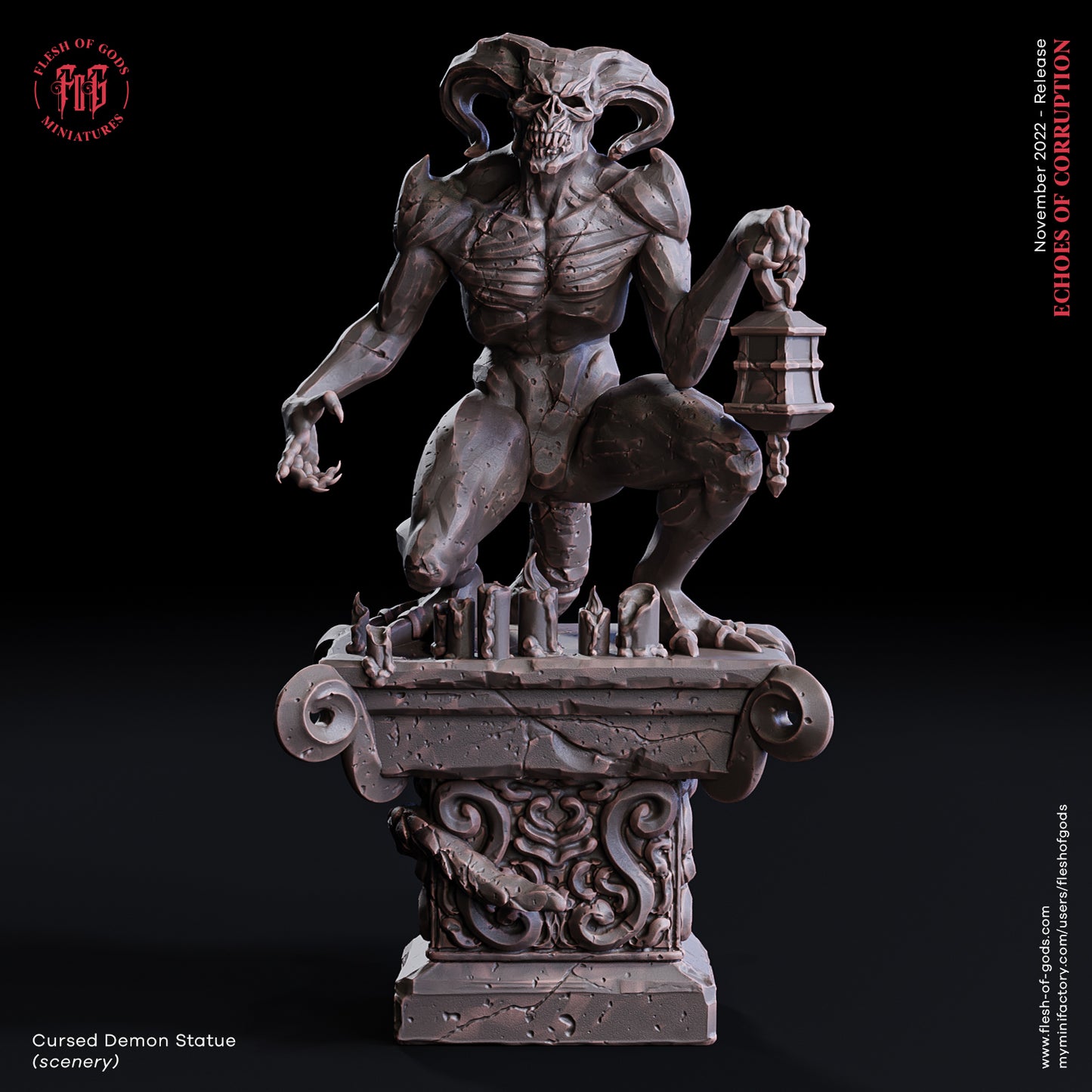 Cursed Demon Statue ( Scenery / Prop )