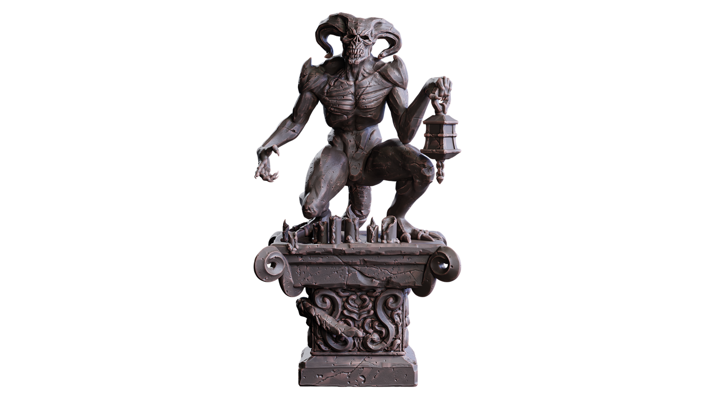 Cursed Demon Statue ( Scenery / Prop )