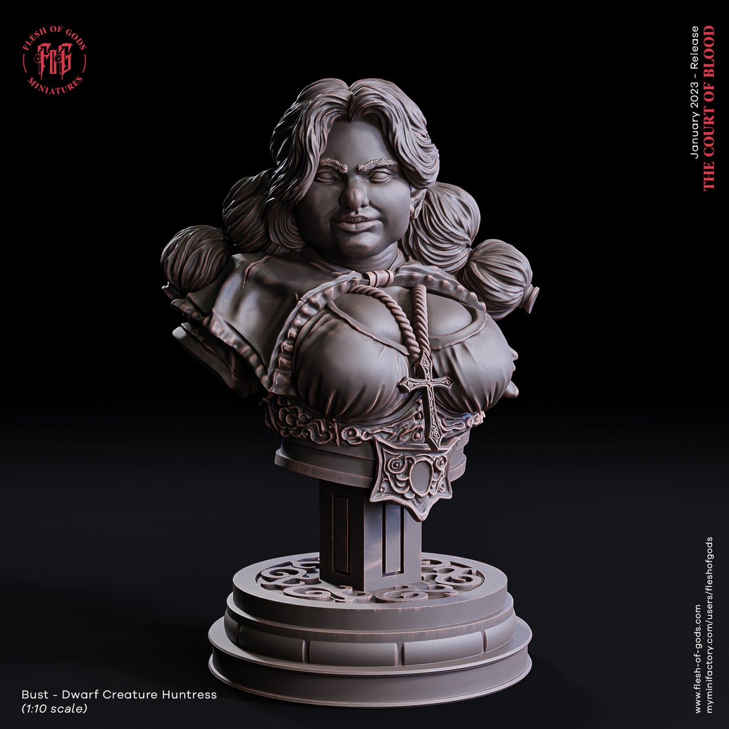 Creature Huntress ( Dwarf / Bust )